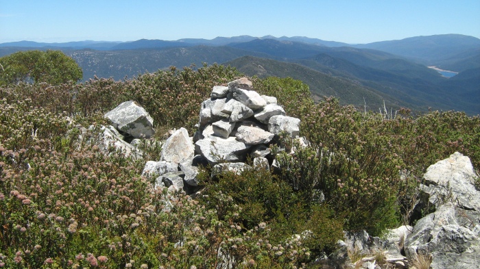 Tidbinbilla Mountain rock cairn