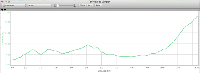 Dampier Track Profile